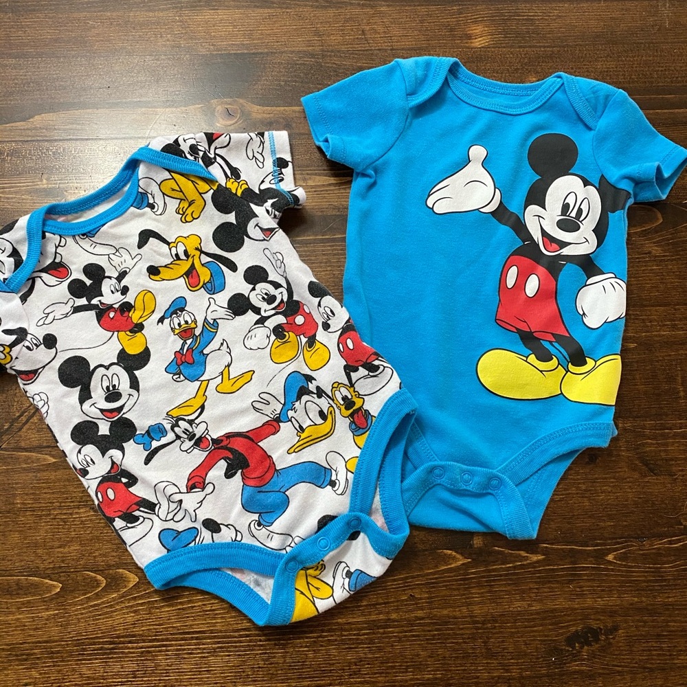 Set of Disney baby onesies size 3/6M